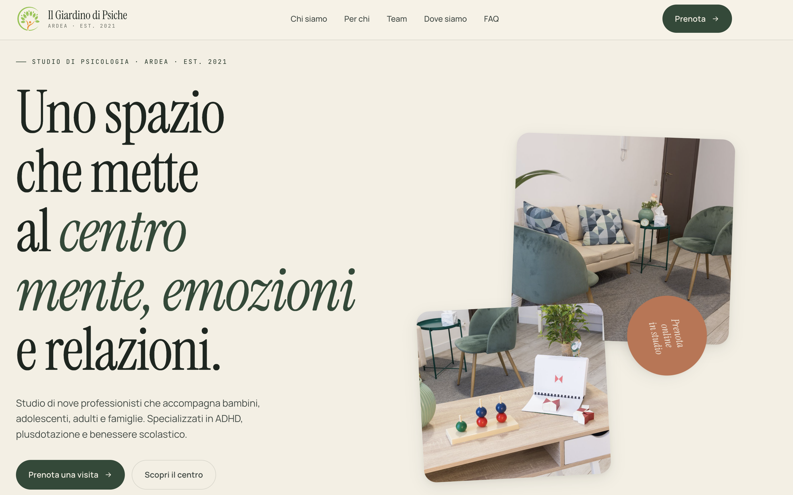 Screenshot di elenabonciarelli.com
